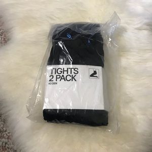 H&M 40 Den tights 2 pack size Small NEW